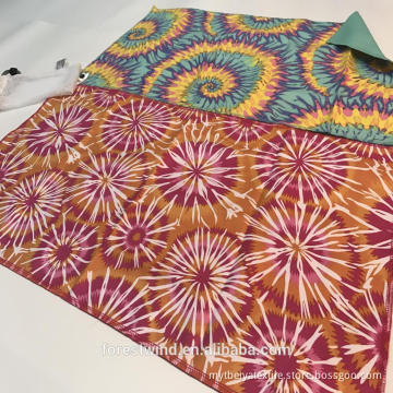 Custom Double Side Printing Suede Microfiber Sports Towel
